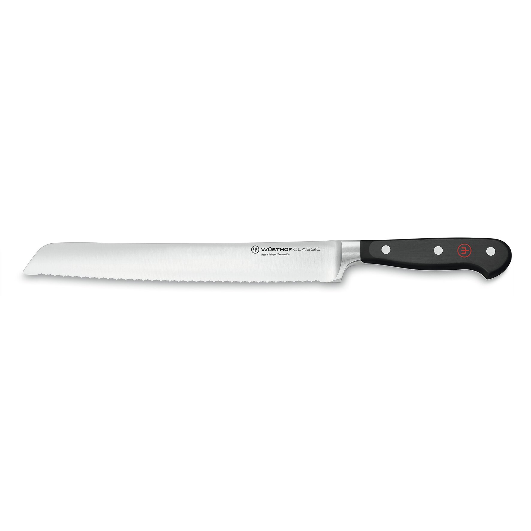 Classic, Brotmesser mit Doppelwelle Klingenlänge 230 mm / 360 mm lang