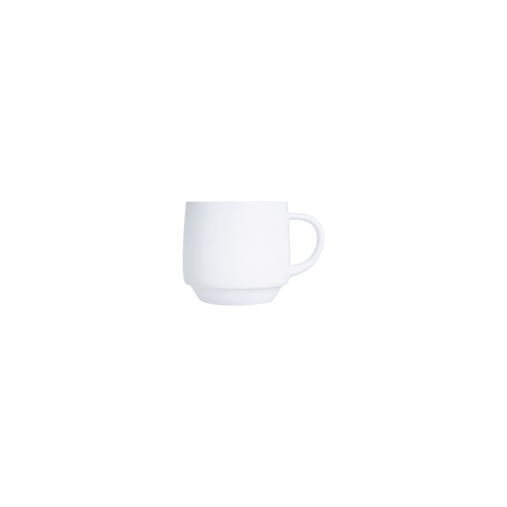 Intensity White, Baril Tasse stapelbar 0,25 l weiß