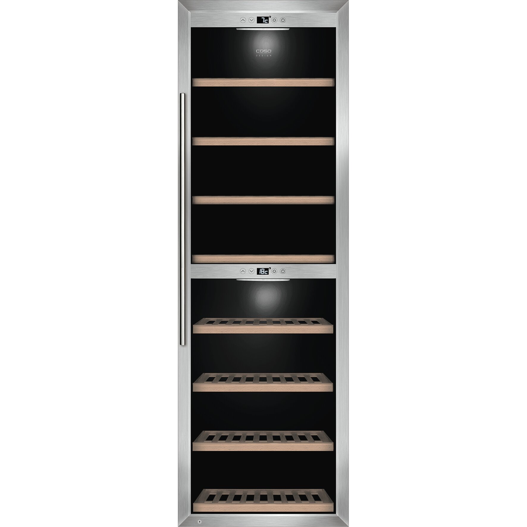 Weinkühlschrank 2 Zonen für 180 Flaschen