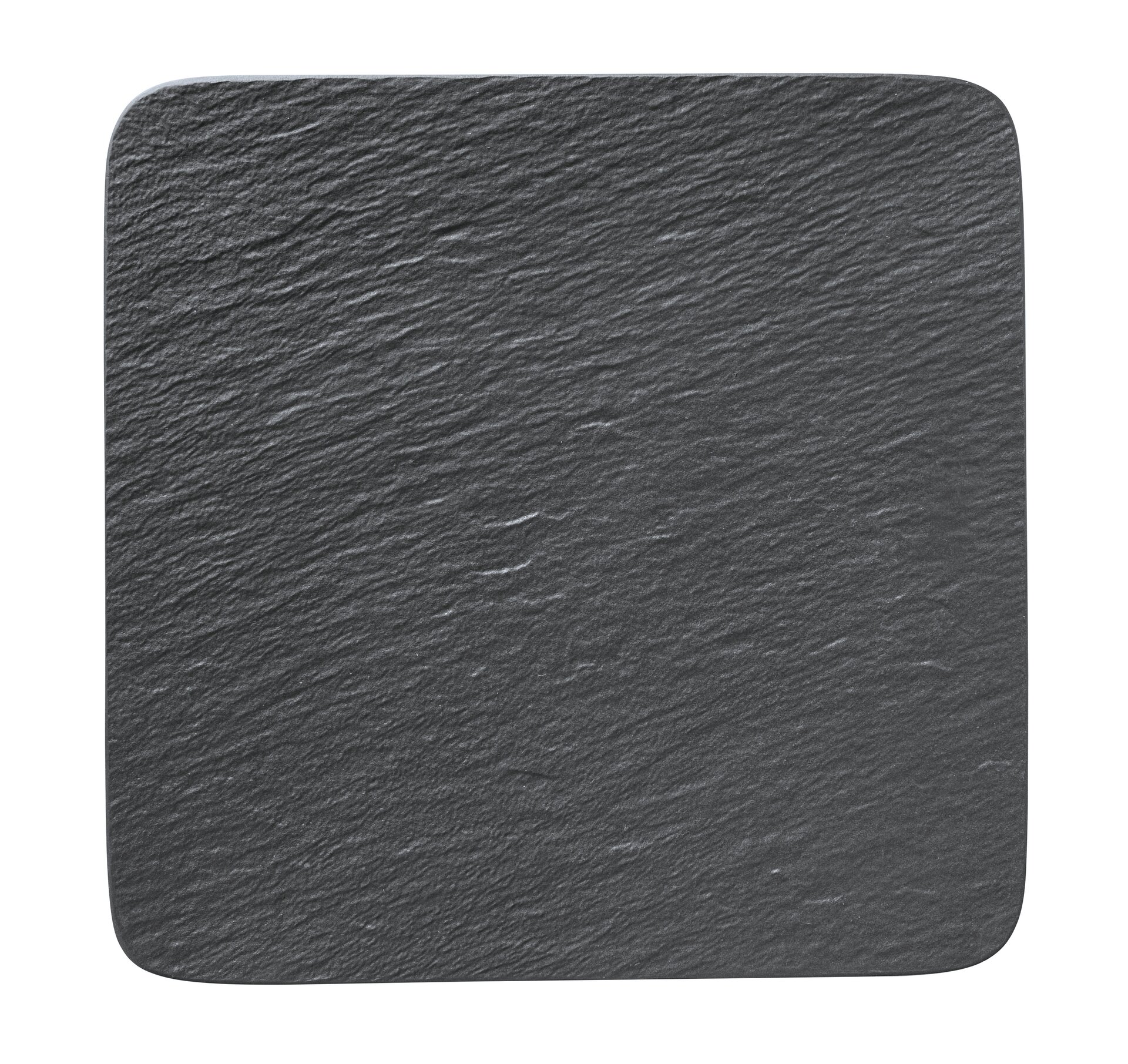 The Rock Black Shale, Platte quadratisch 321 x 321 mm schwarz
