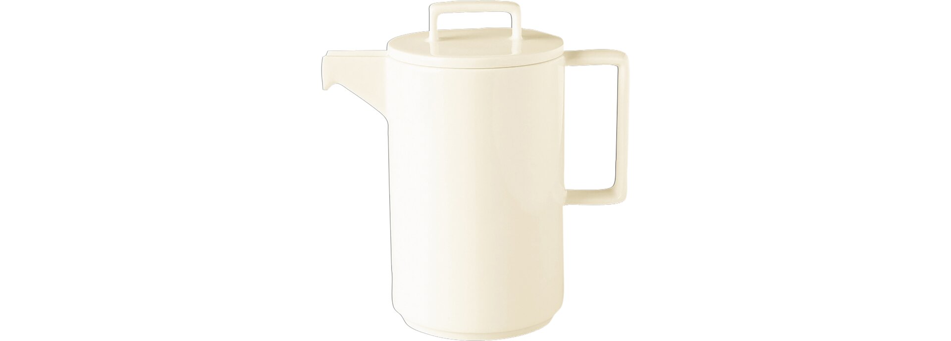 Nordic, Kaffeekanne mit Deckel ø 85 mm / 0,49 l creme 