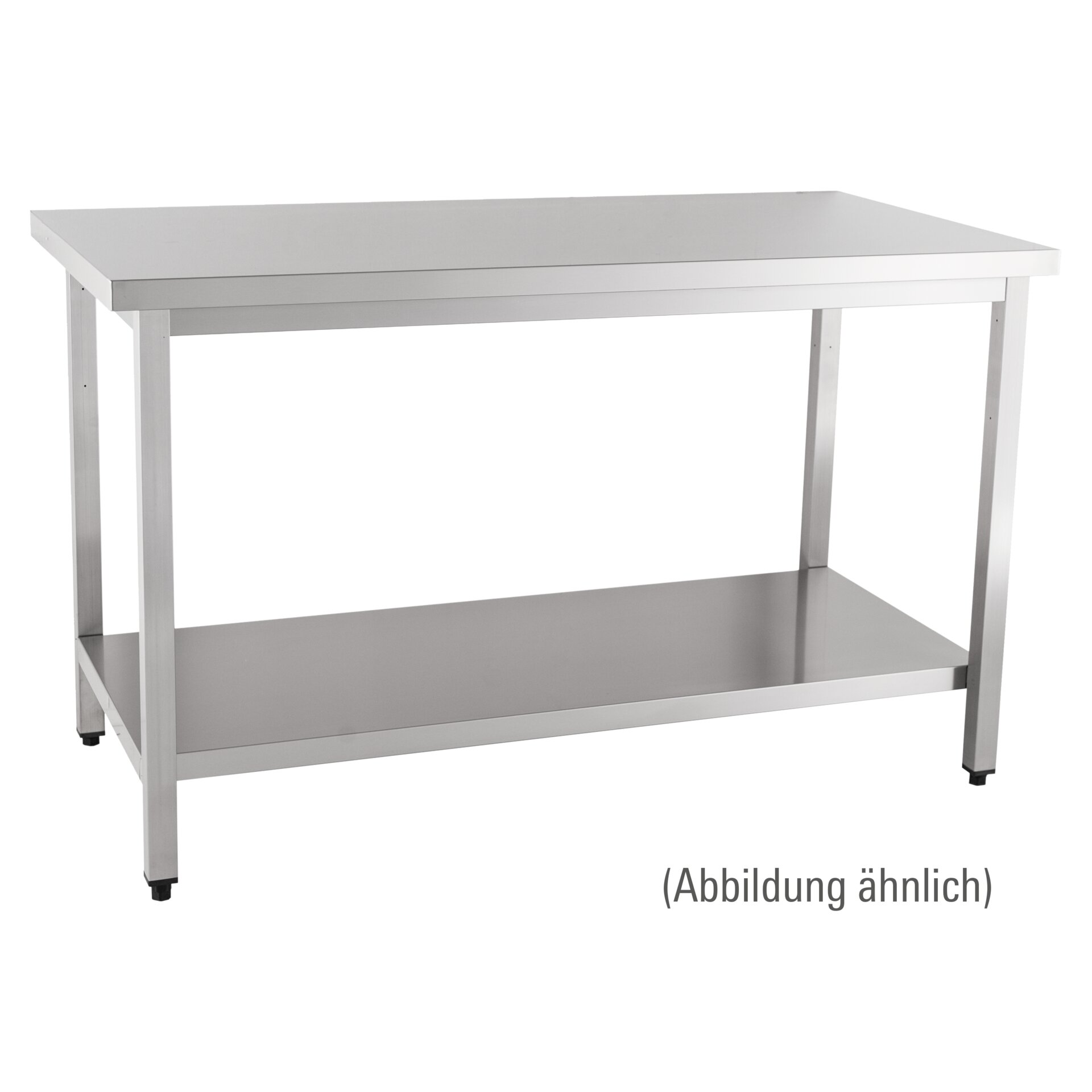 Arbeitstisch fertig montiert mit Boden ohne Aufkantung 1200 x 700 x 850 mm