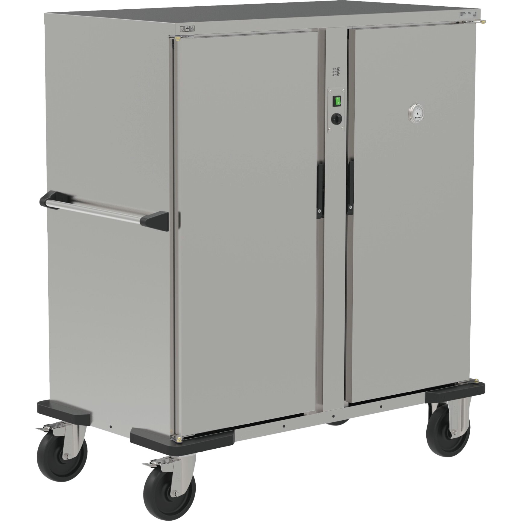 Bankettwagen light beheizt / 2 x 11 Einschübe GN 2/1 / 1490 x 837 x 1674 mm