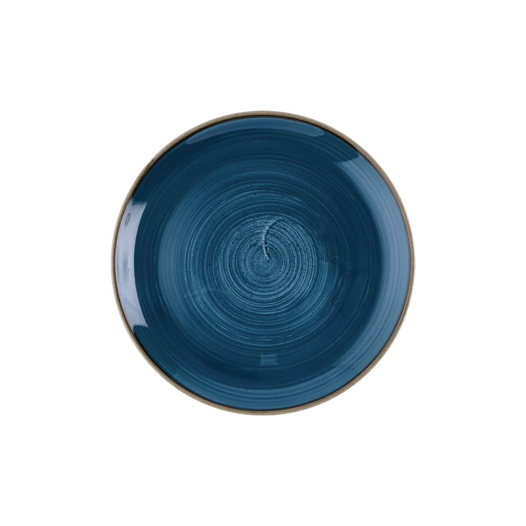 Stonecast, Coupteller flach ø 217 mm Java Blue