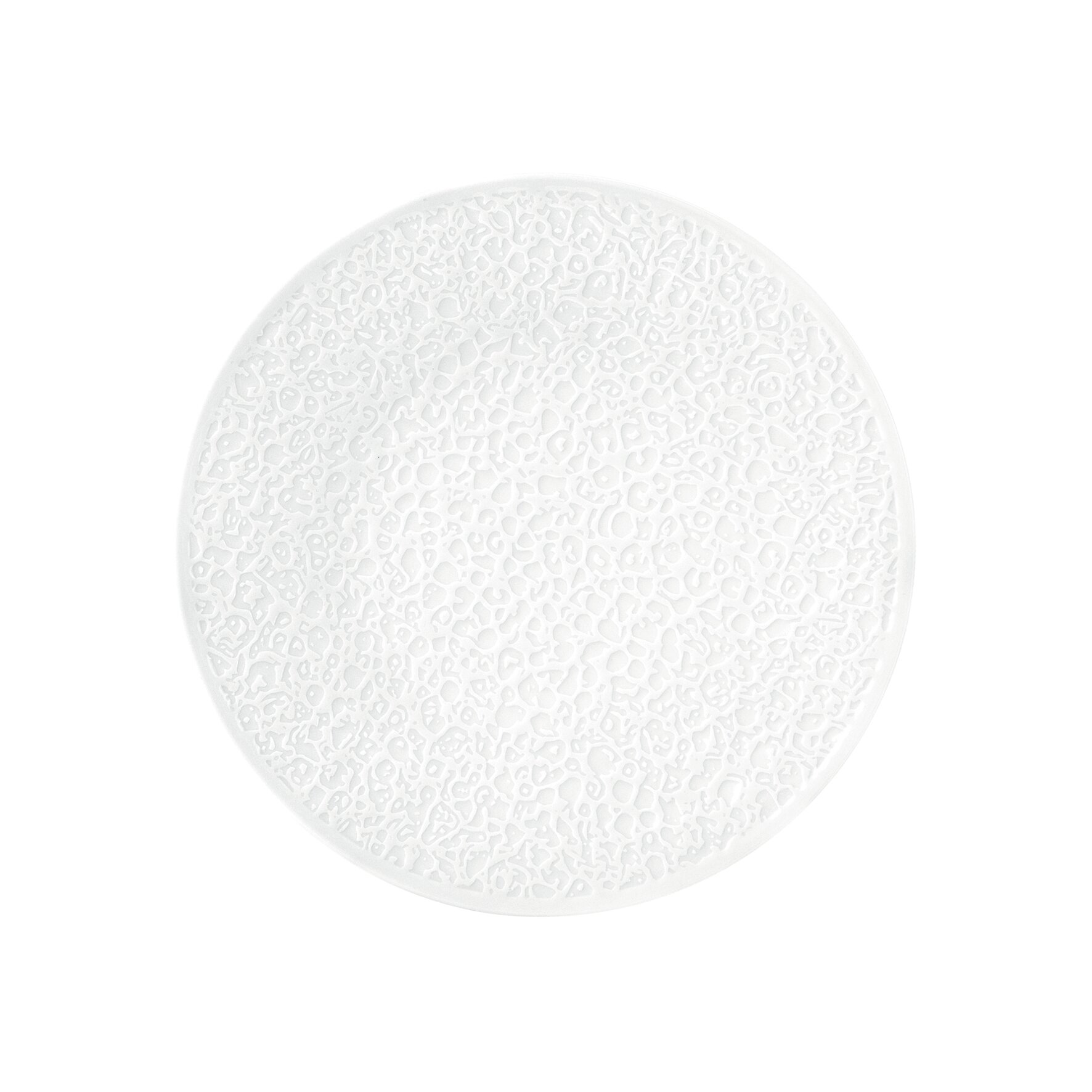 Nori, Teller flach ø 215 mm Vollrelief weiß