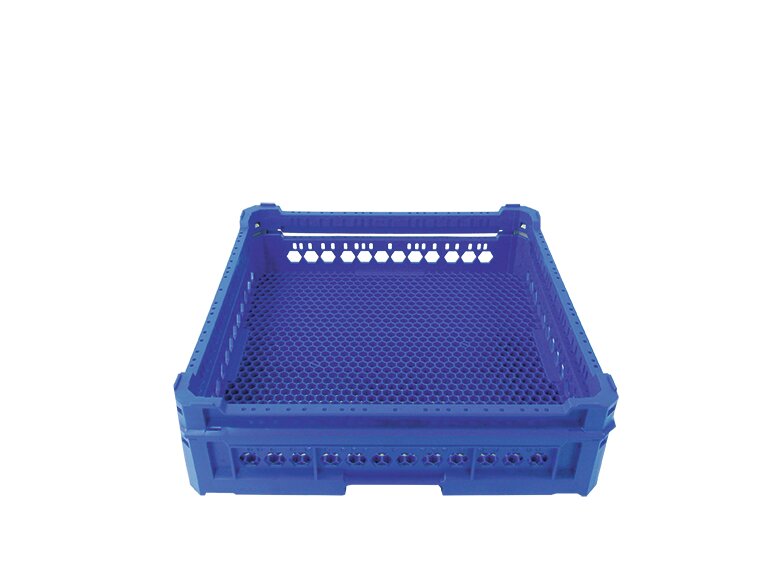 Universalkorb, hoch, feinmaschiges Bodengitter, 500 x 500 x 145 mm