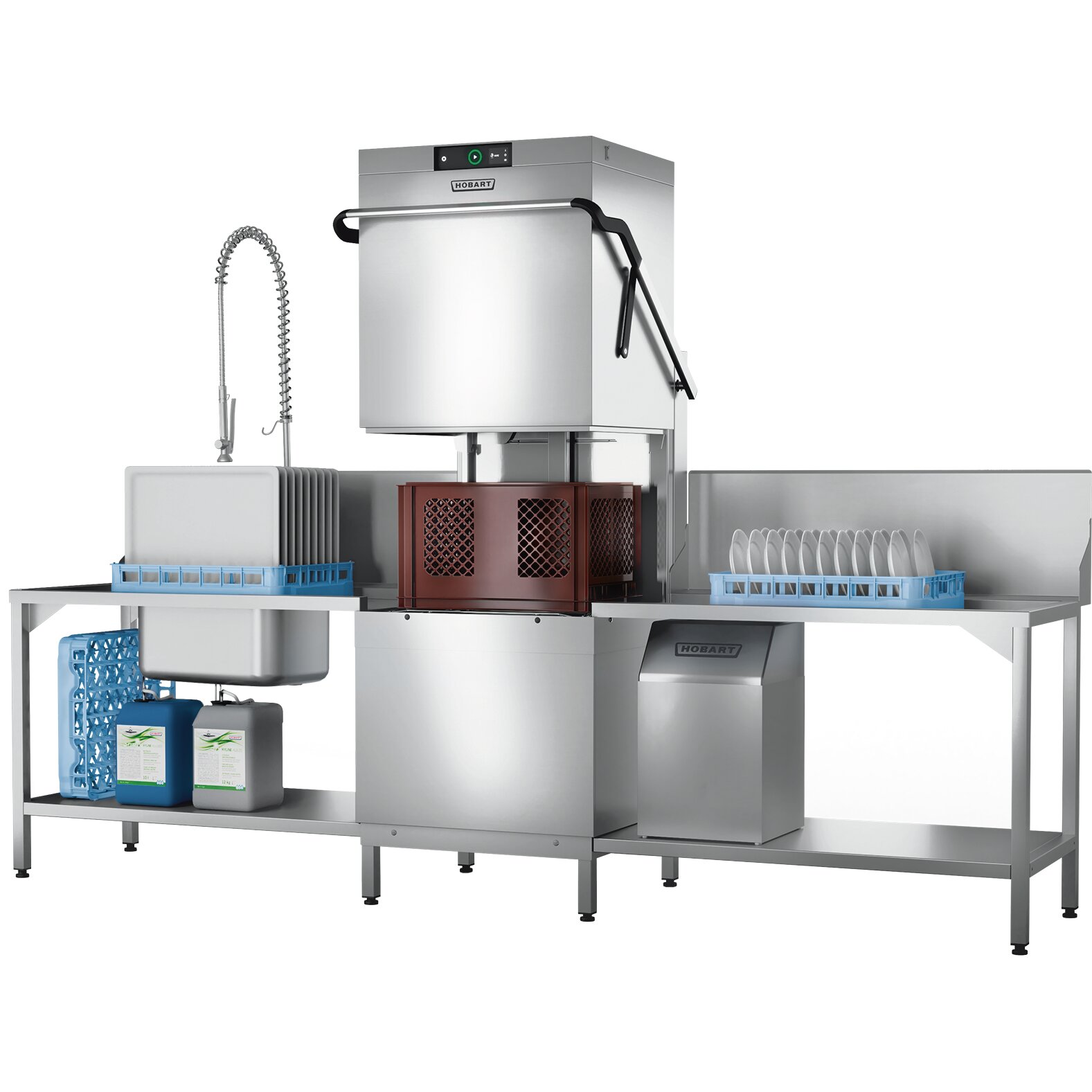 Durchschubspülmaschine PROFI AMXXL-10C / 500 x 500 mm