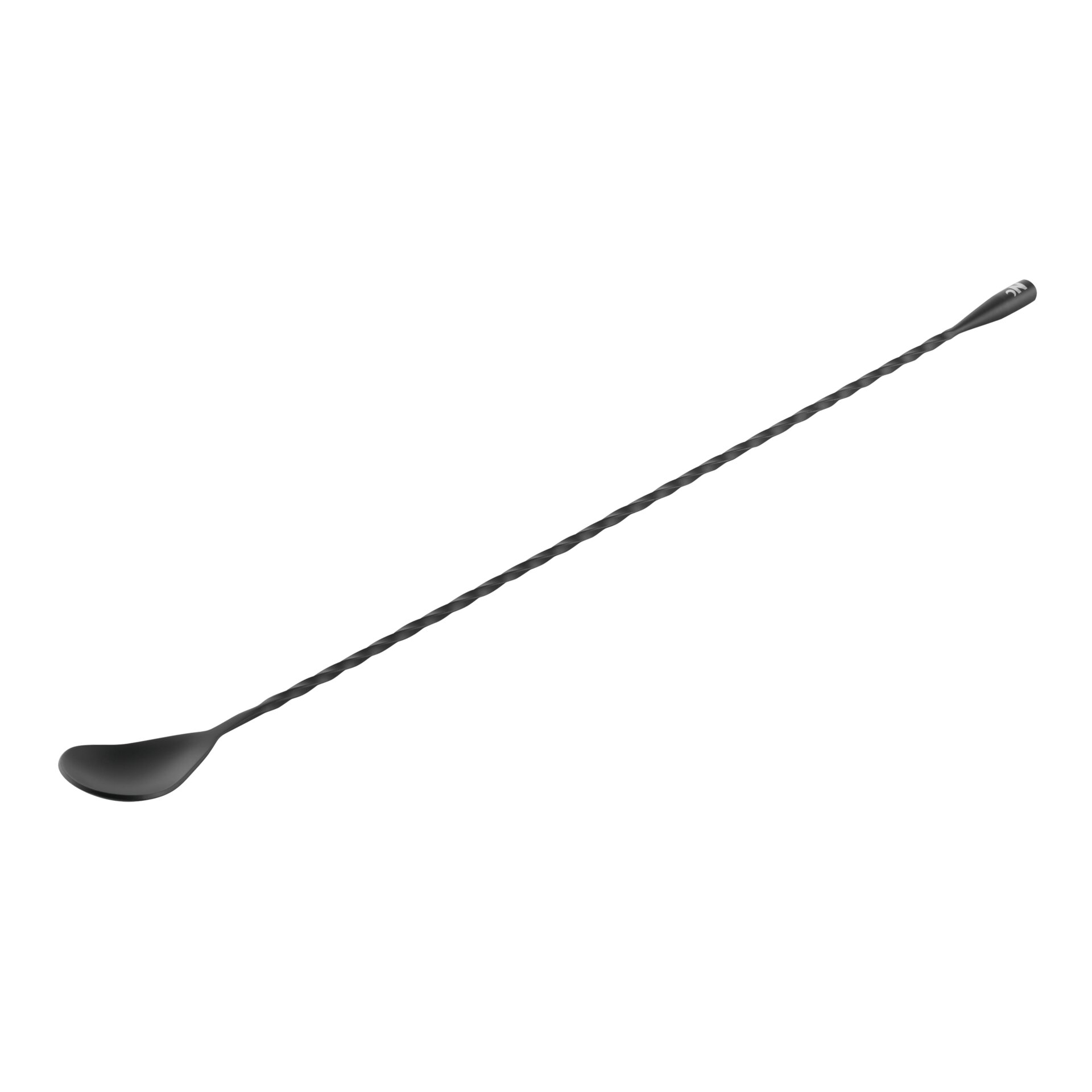 Barlöffel Twisted Classic 400 mm schwarz matt