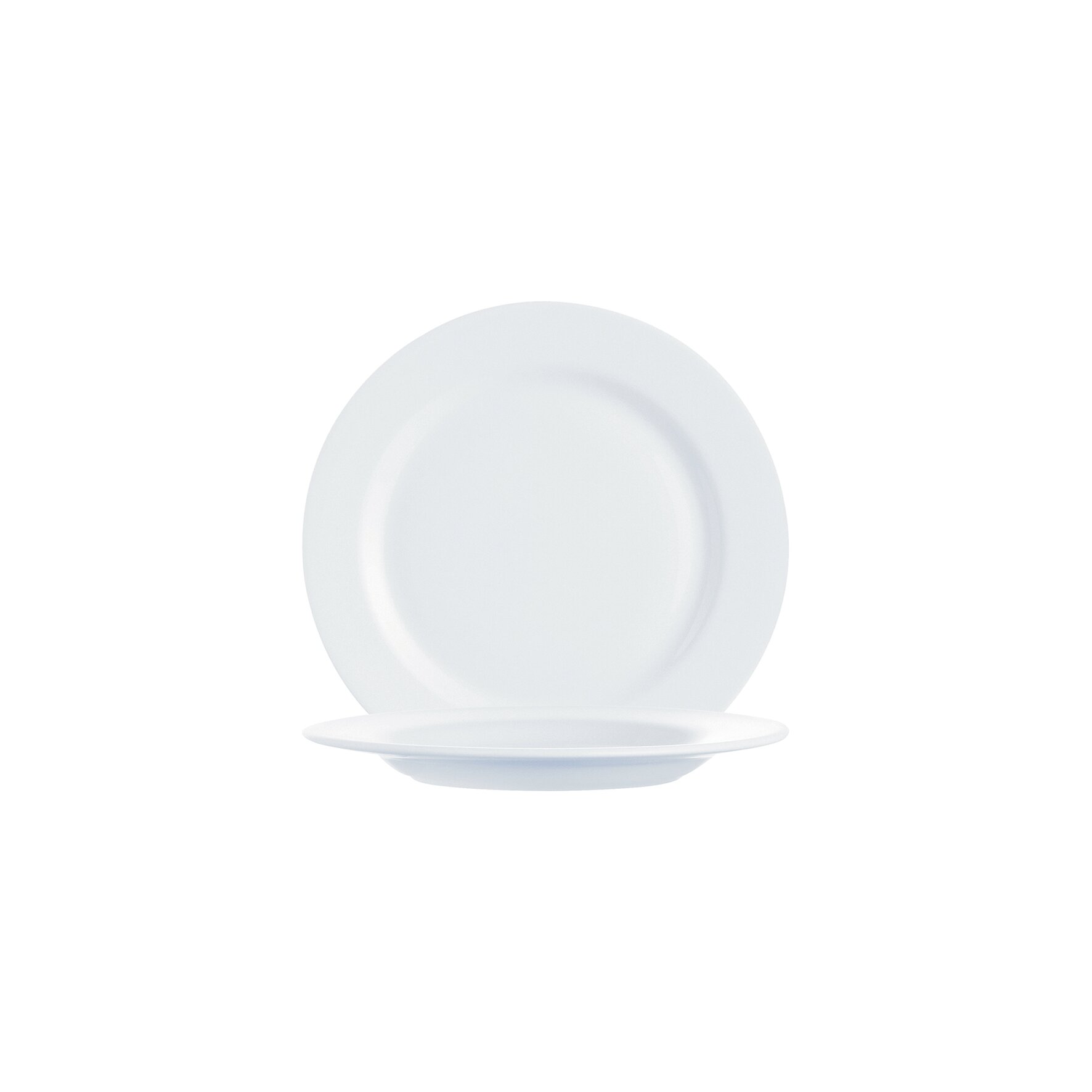 Intensity White, Teller flach ø 160 mm weiß 