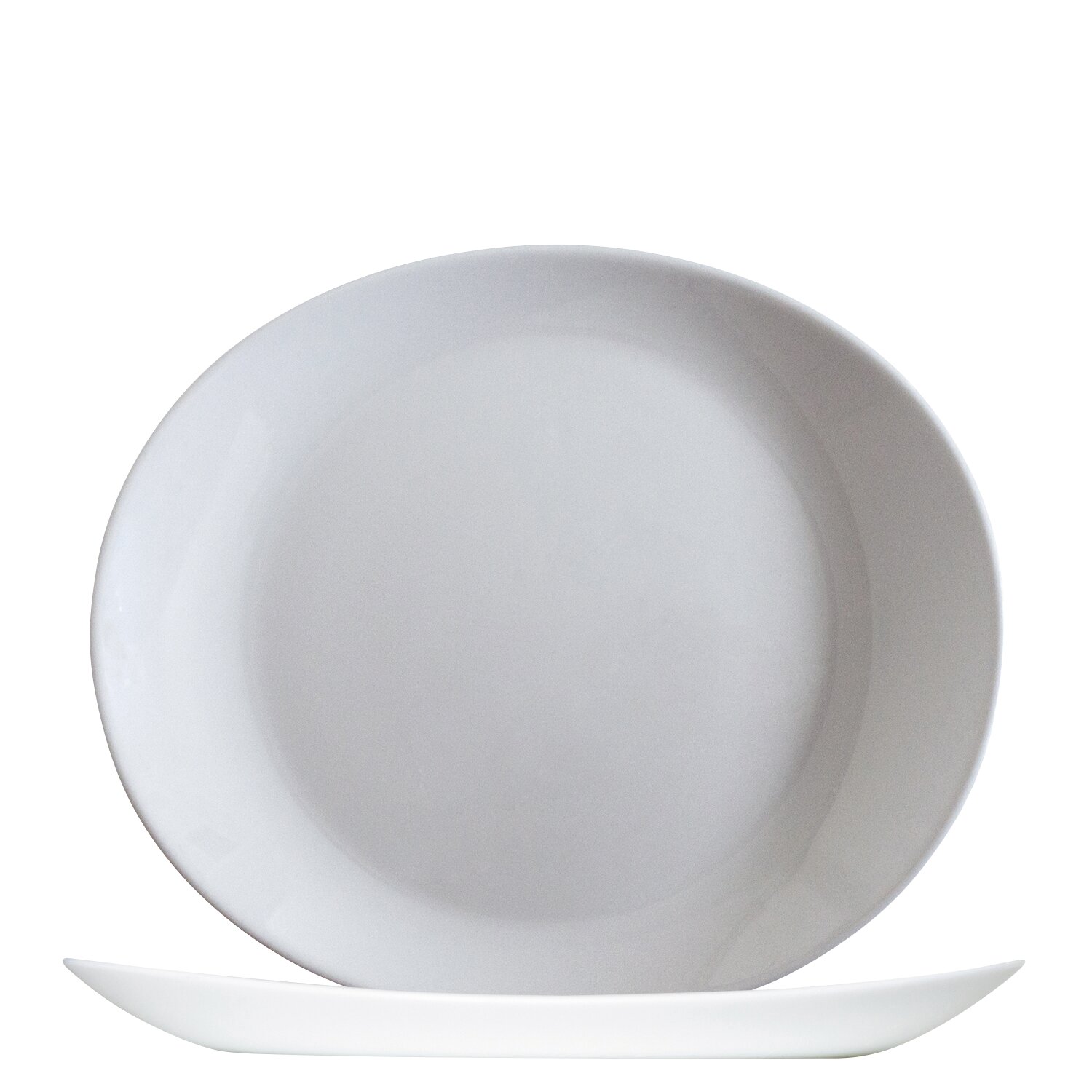 Solutions, Steakplatte 300 x 257 mm uni weiß
