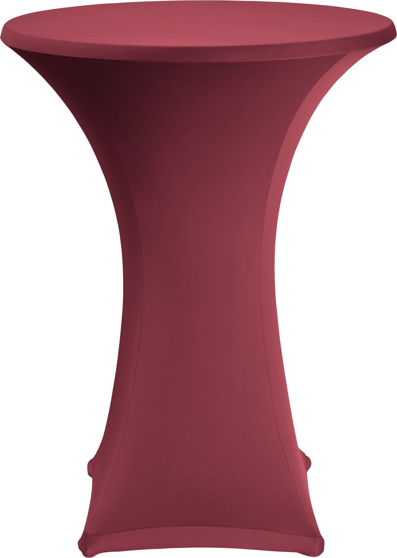 Stehtischbezug Ø 70 cm bordeaux