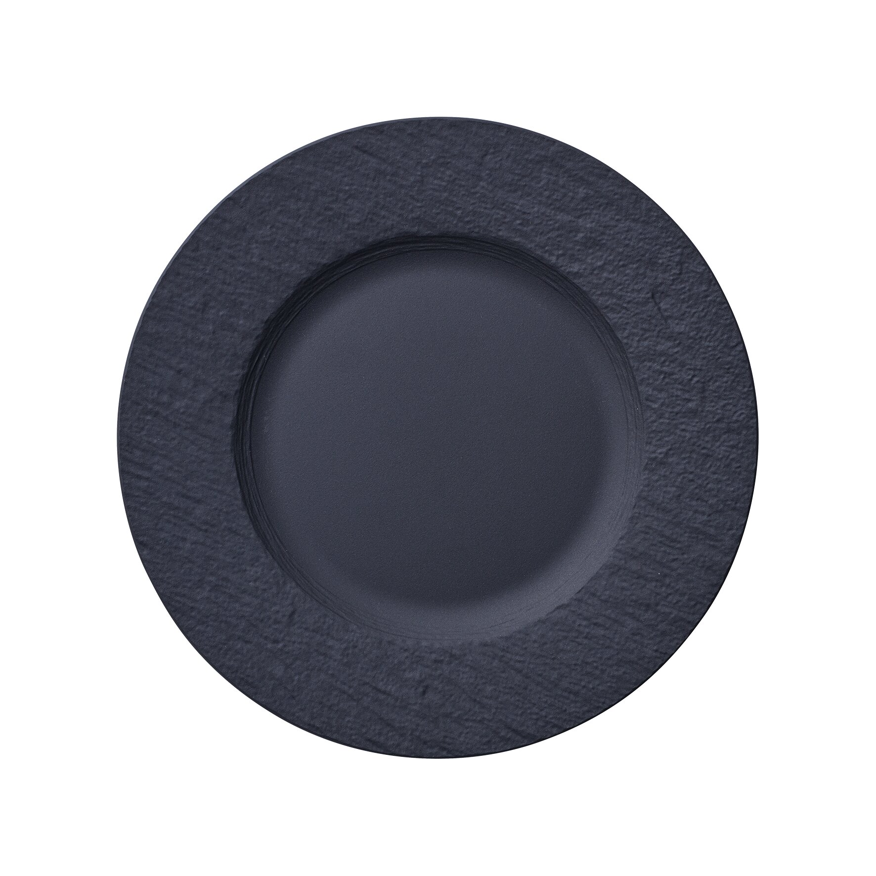 The Rock Black Shale, Teller flach ø 217 mm schwarz