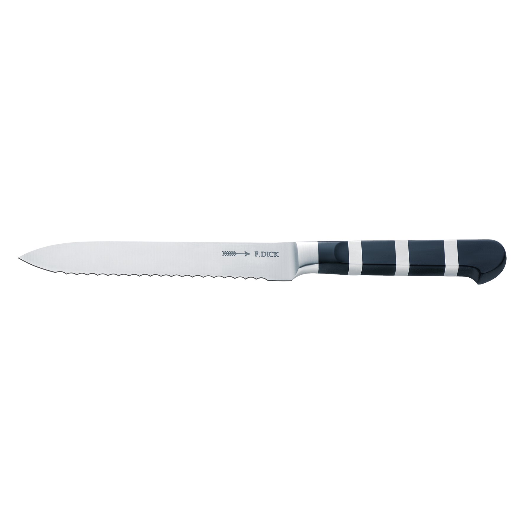1905, Allzweckmesser / Klingenlänge 130 mm / Wellenschliff