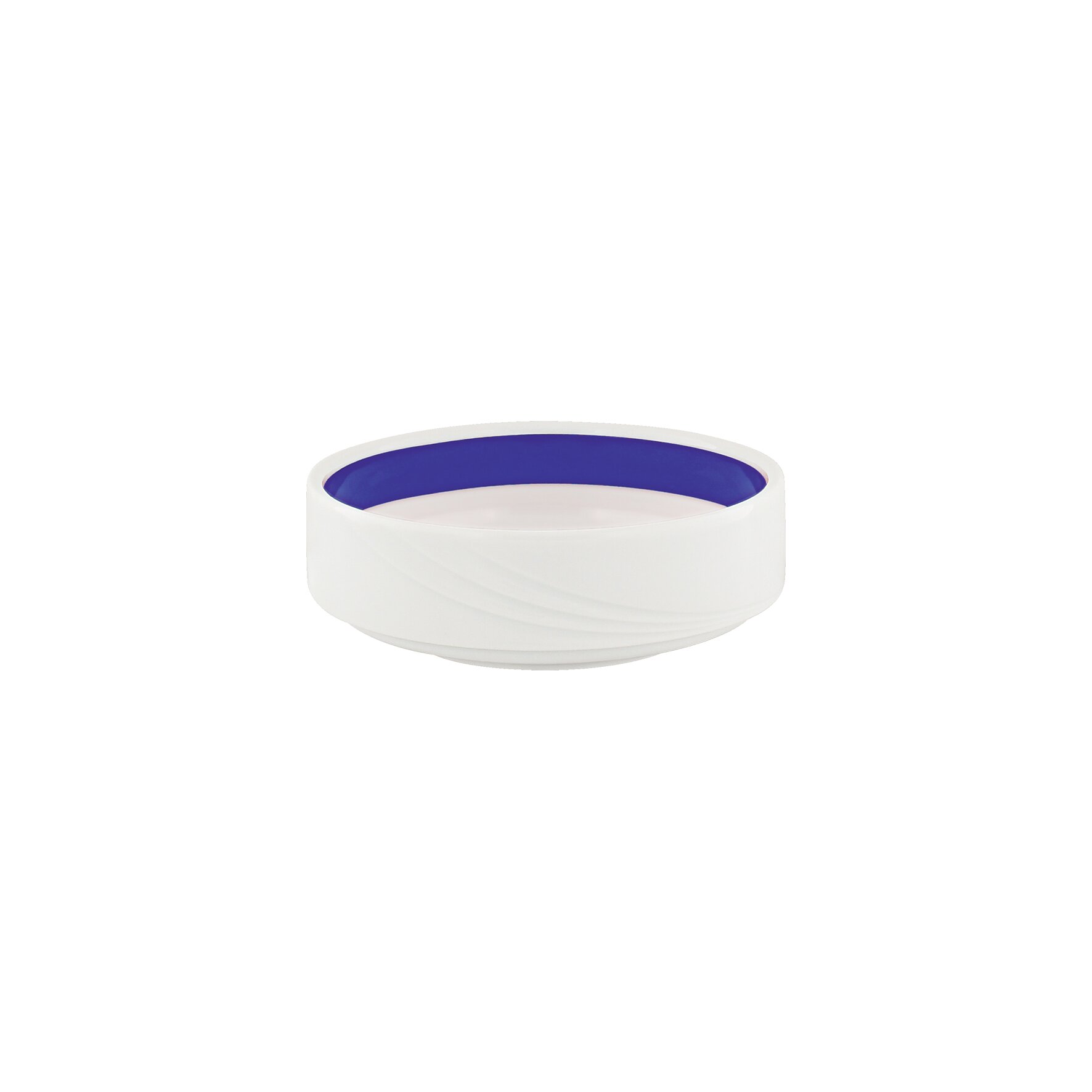Donna Senior, Schale rund stapelbar Relief ø 120 mm / 0,30 l dunkelblau