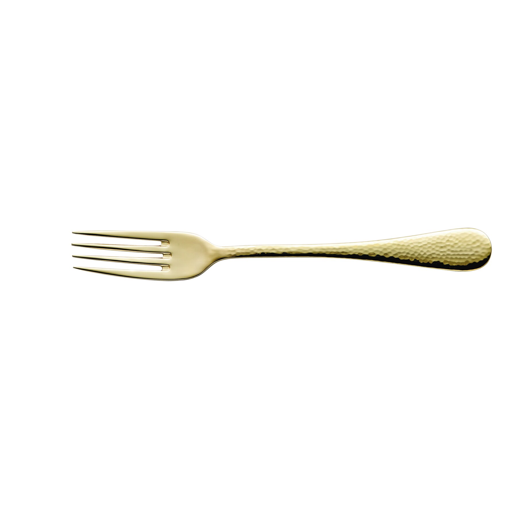 Sierra, Menügabel 208 mm gehämmert PVD champagner