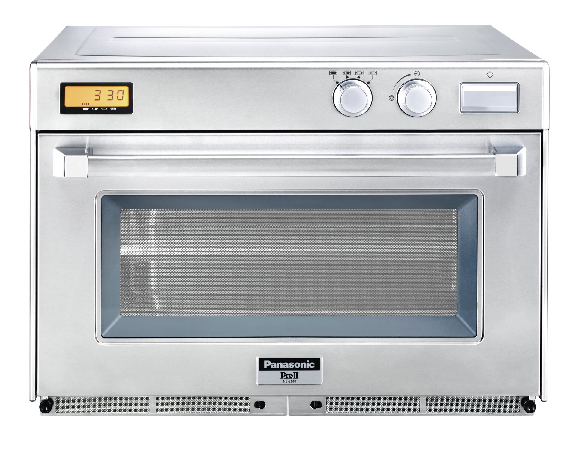 Panasonic-Mikrowelle NE-2140 2100 W 44 l GN 1/1 mit Drehknopf 650 x 526 x 471 mm
