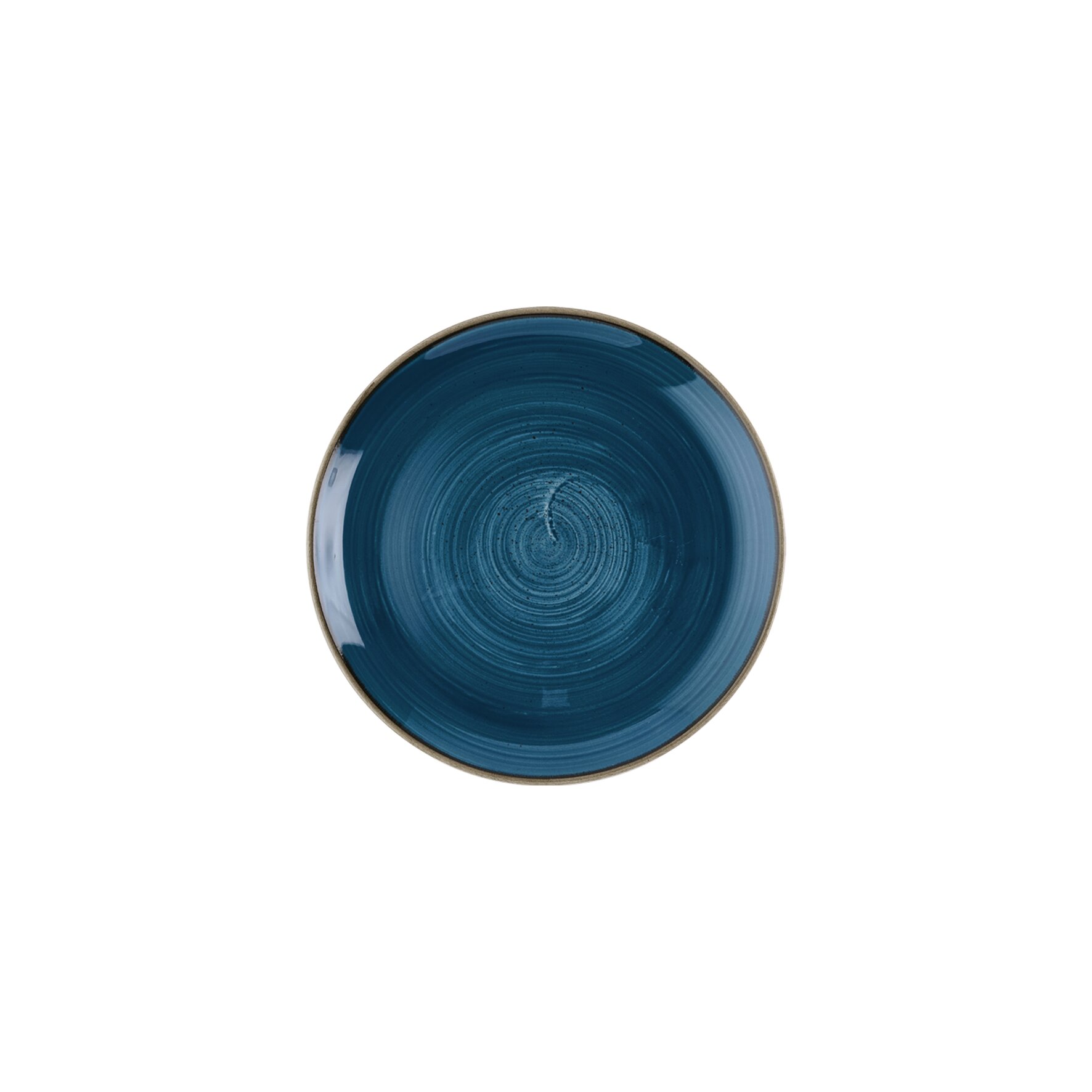 Stonecast, Coupteller flach ø 165 mm Java Blue