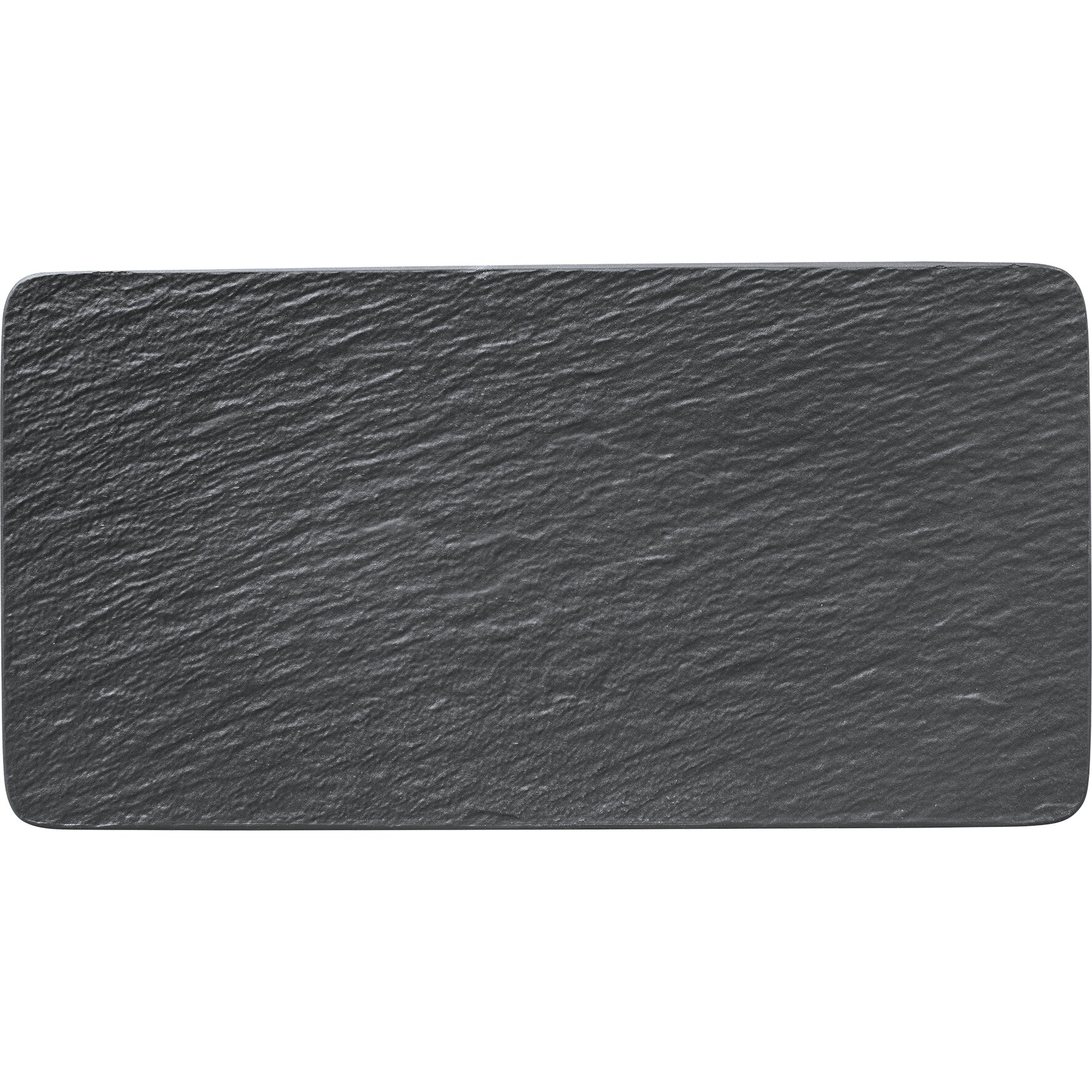 The Rock Black Shale, Platte rechteckig 349 x 179 mm schwarz