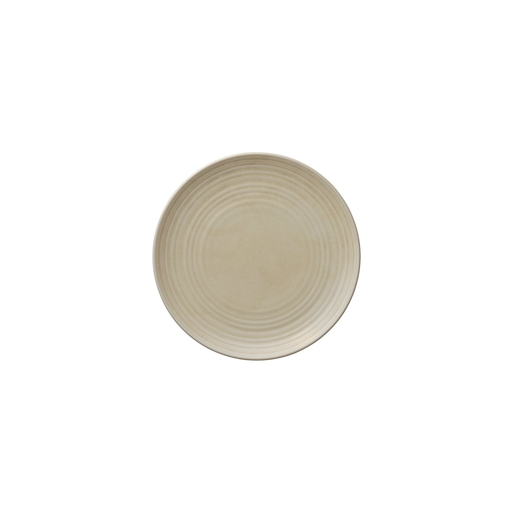 Country House, Coupteller flach rund Struktur ø 170 mm sand