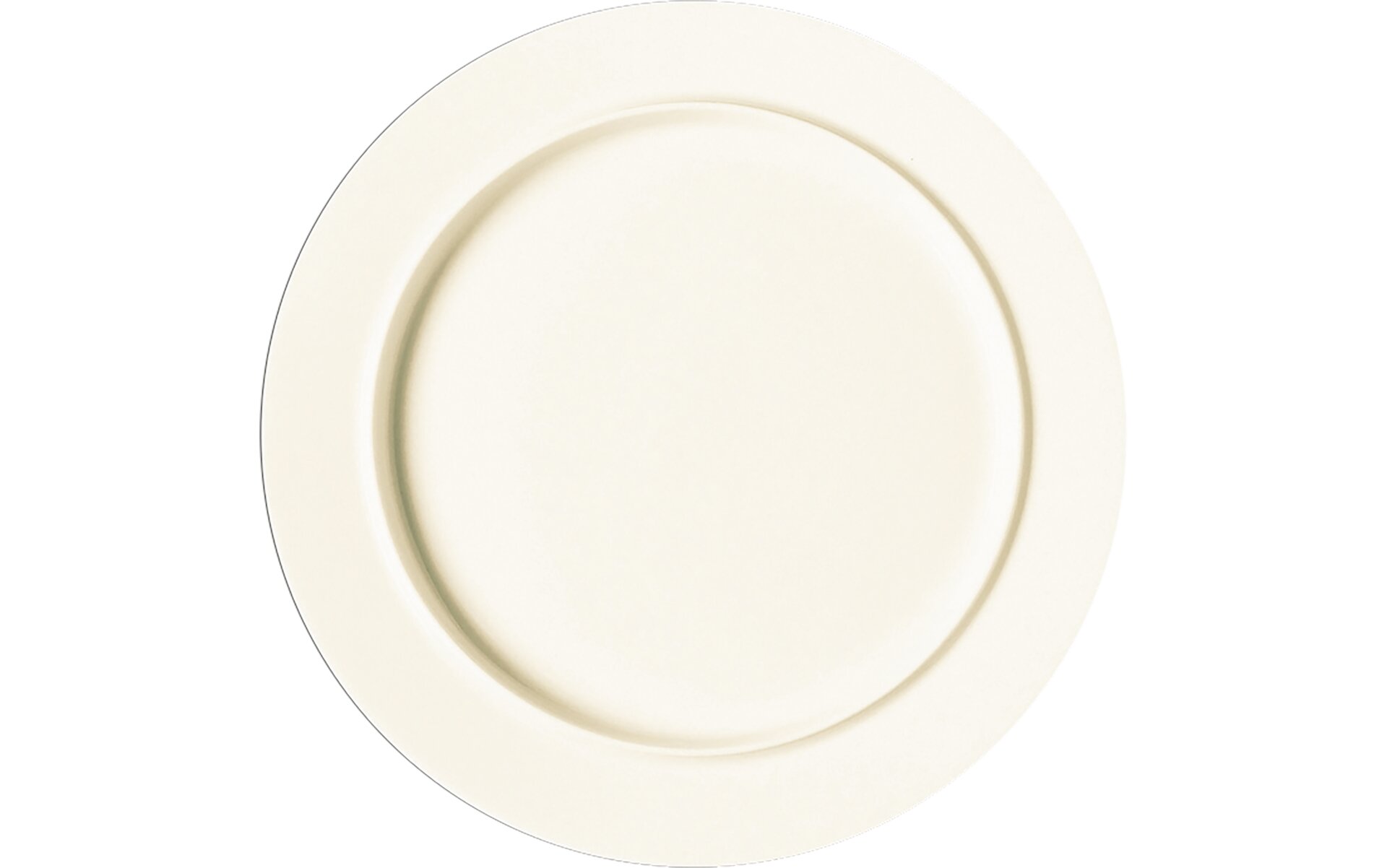 Nordic, Teller flach mit Rand ø 278 mm creme 