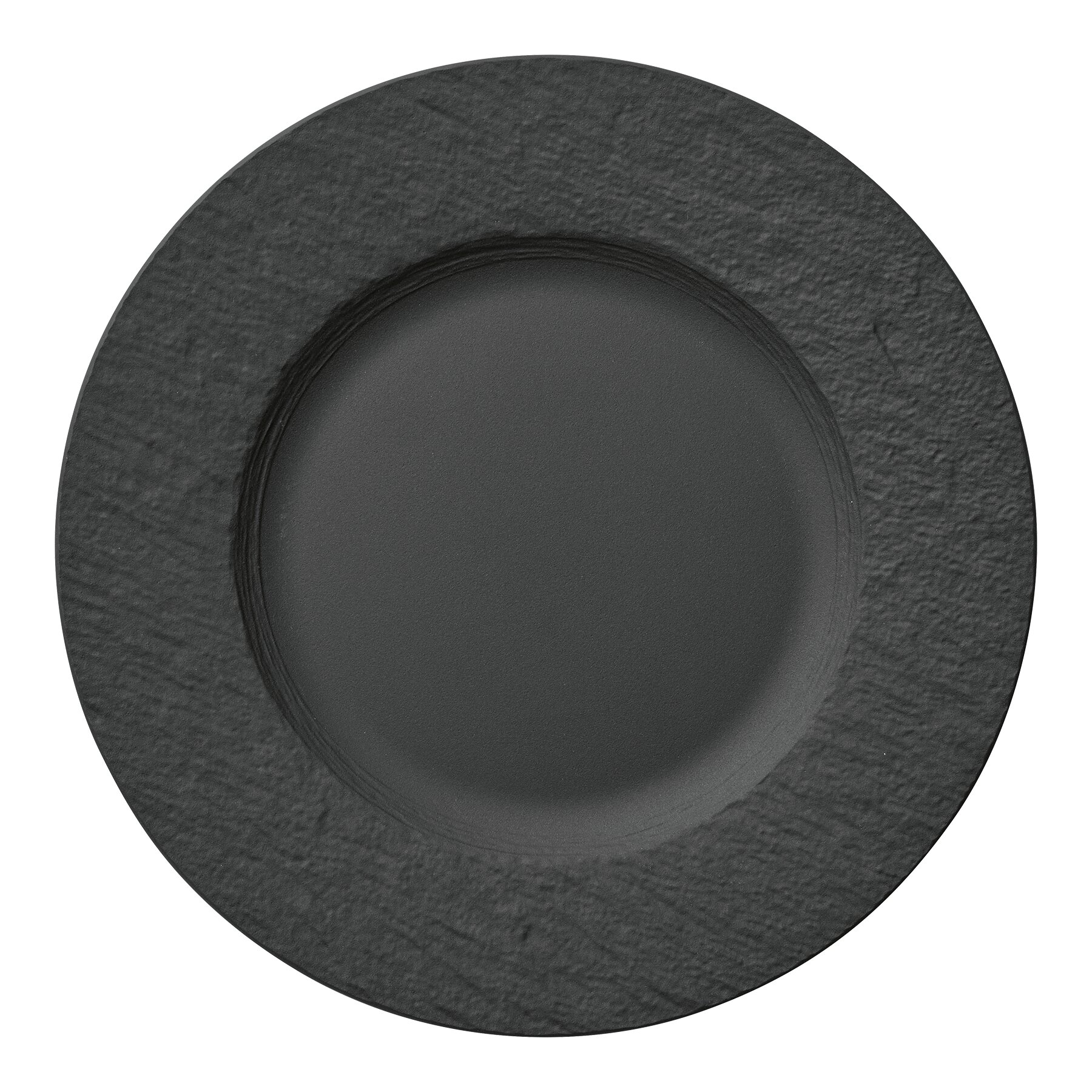 The Rock Black Shale, Teller flach ø 271 mm schwarz