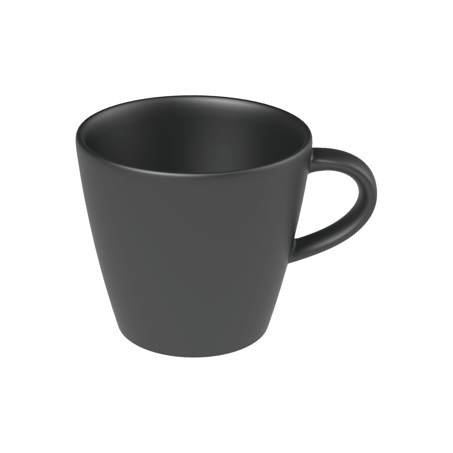 The Rock Black Shale, Tasse 83 x 64 mm / 0,06 l schwarz