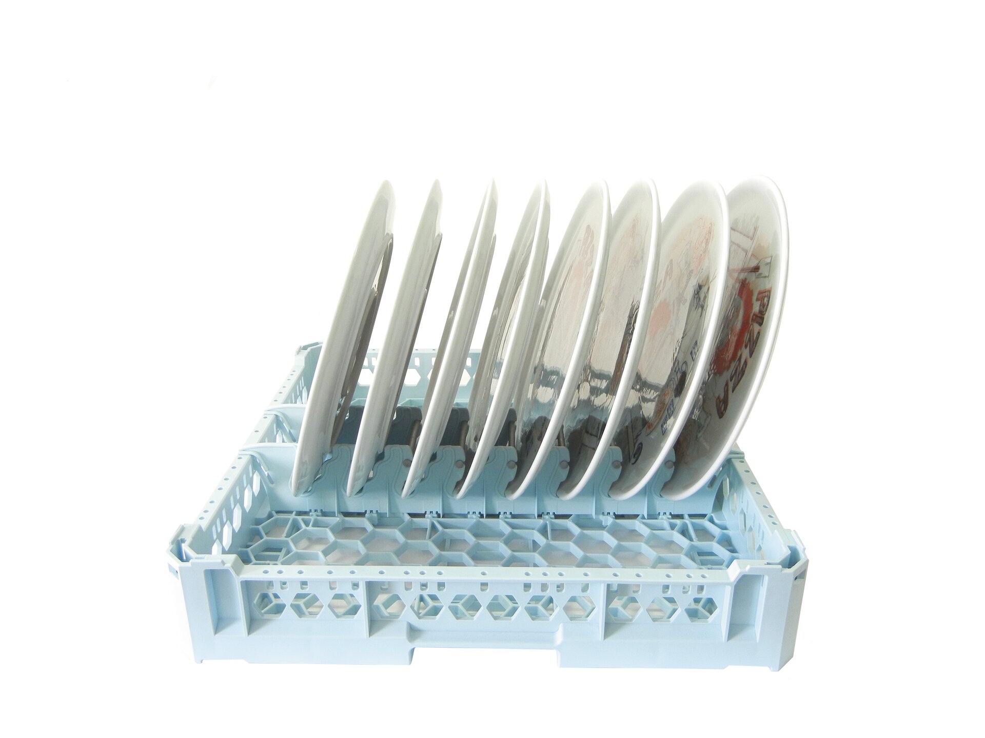 Tellerkorb für 8 Teller, max. ø 465 mm / 500 x 500 x 95 mm