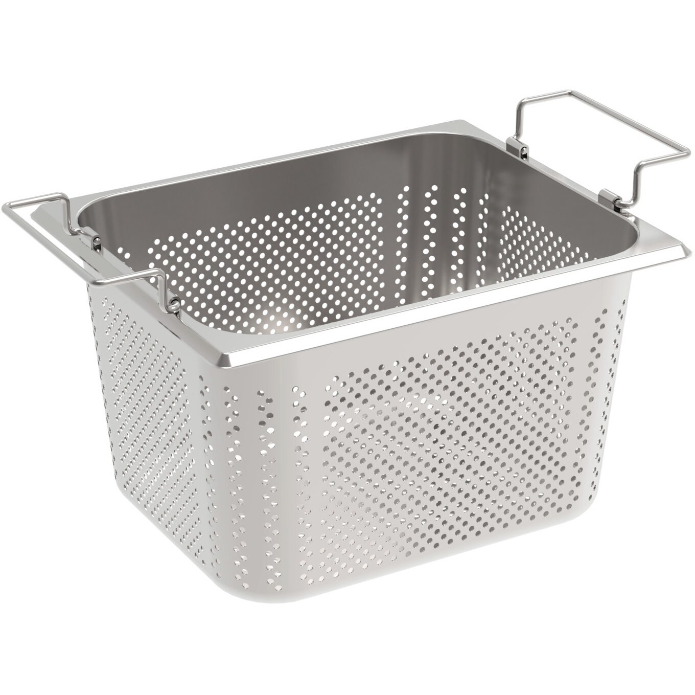 GN-Behälter GN 1/2 Typ 12194K / 325 x 265 x 190 mm gelocht + Stapelgriff