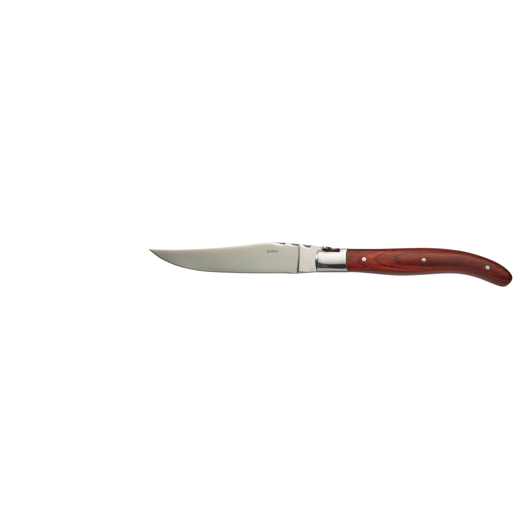 BBQ, Steakmesser 224 mm dunkler Pakka-Holzgriff