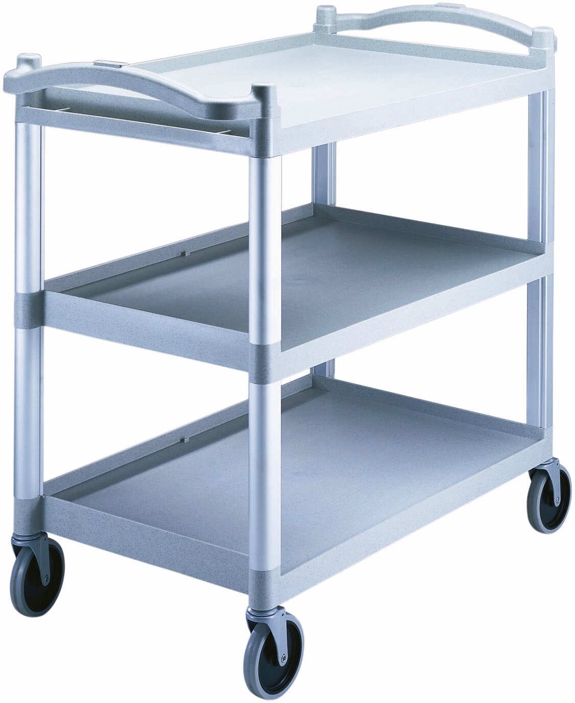 Servierwagen, 3 Borde, grau gesprenkelt