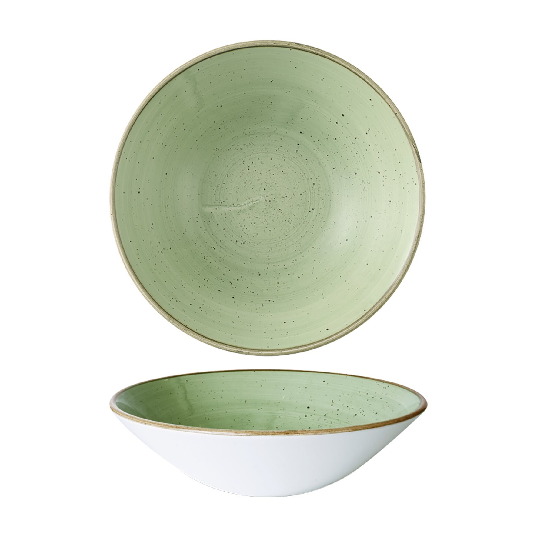 Stonecast, Coupteller tief ø 222 mm / 1,10 l Sage Green