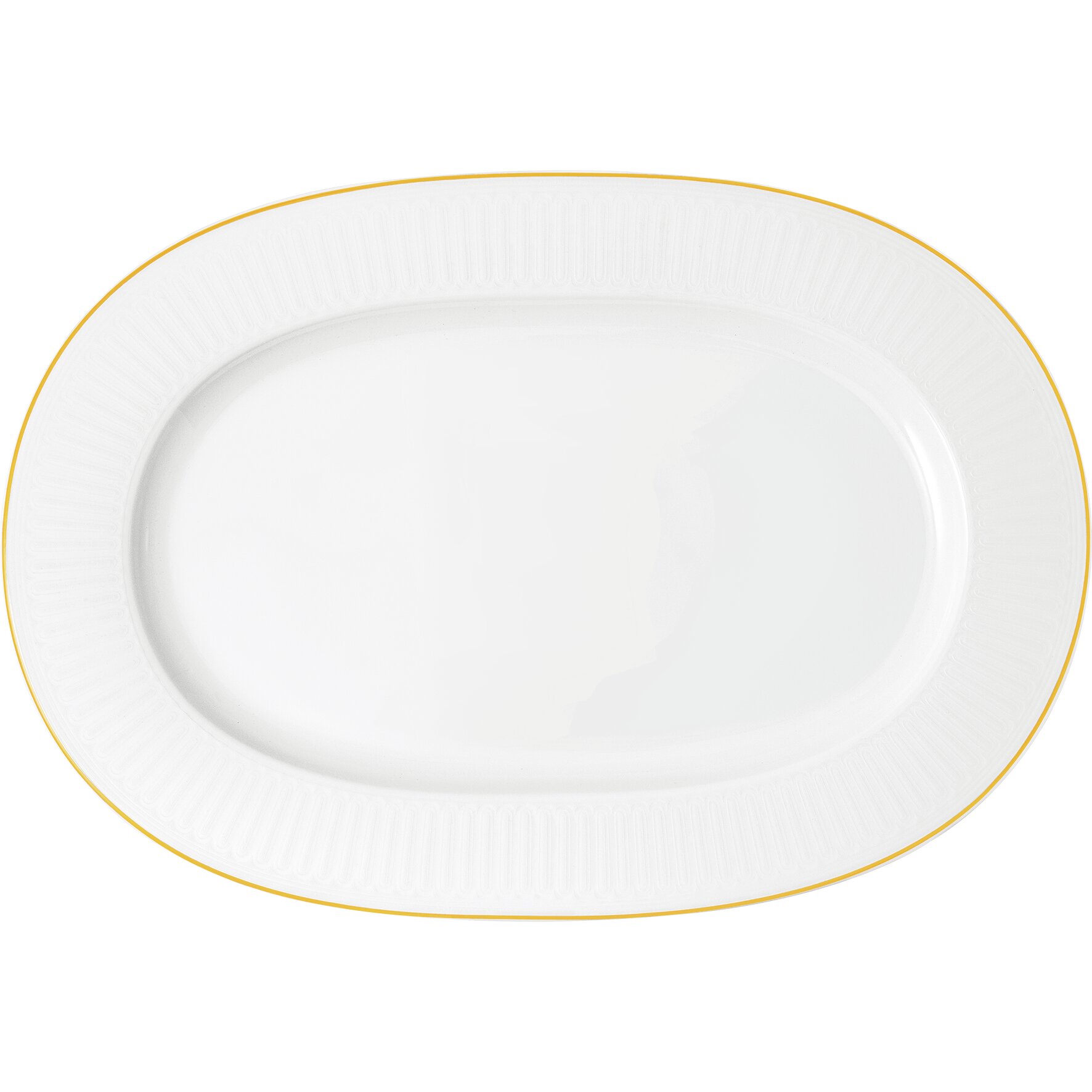 Château Septfontaines, Platte oval 413 x 285 mm weiß