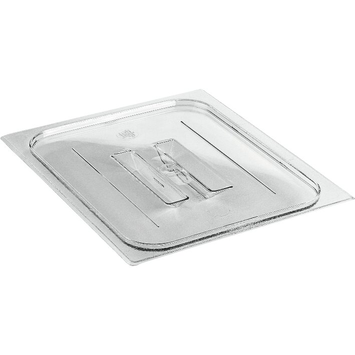 GN-Deckel GN 1/6 176 x 162 mm mit Griff o. Aussparung Copolymer BPA-frei transp.
