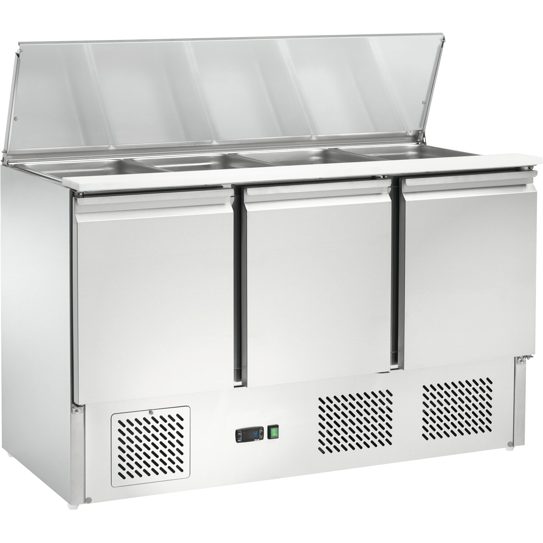 Saladette, GN 1/1, 3 Türen