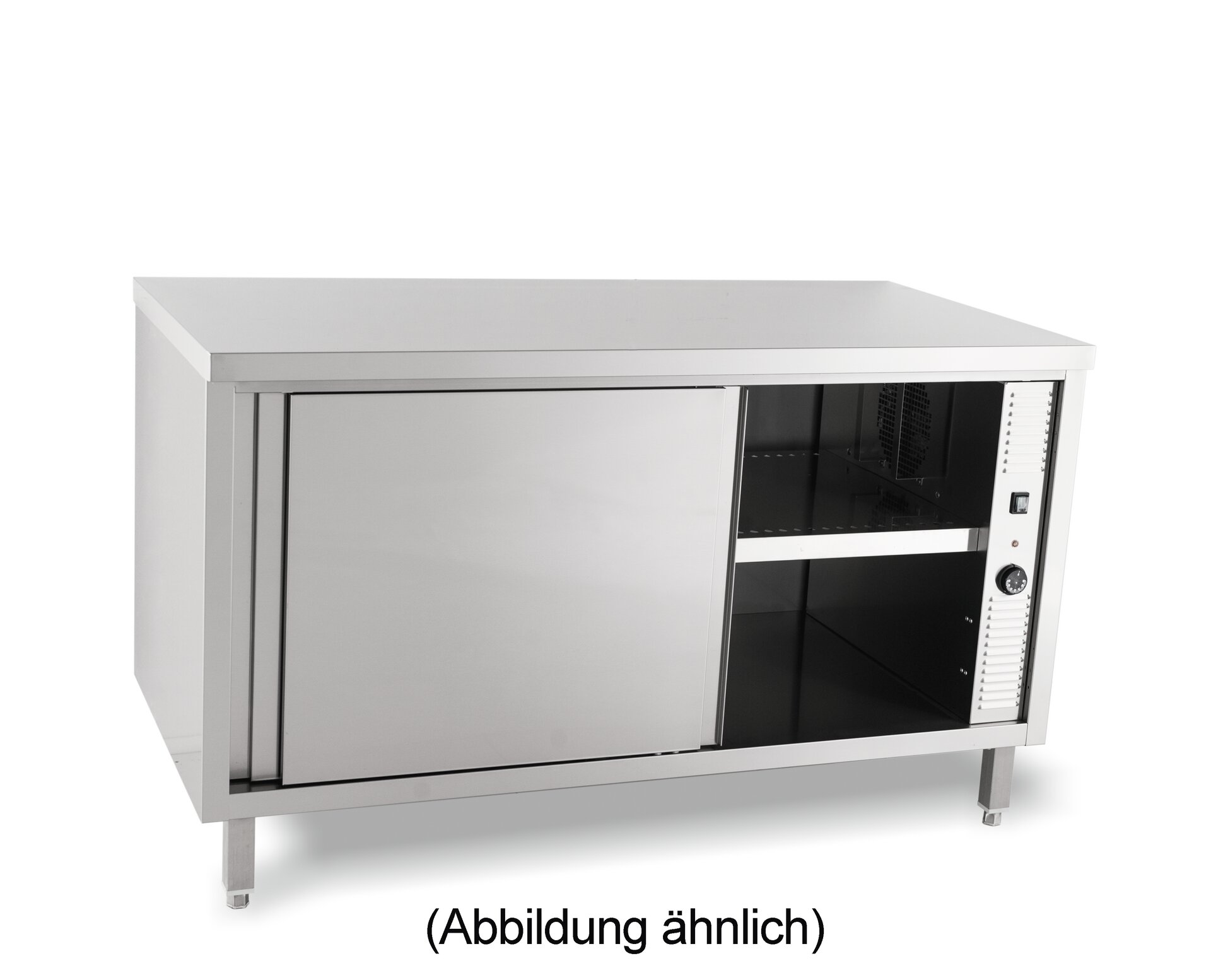 Durchreicheschrank beheizt Schiebetüren 1400 x 700 x 850 mm