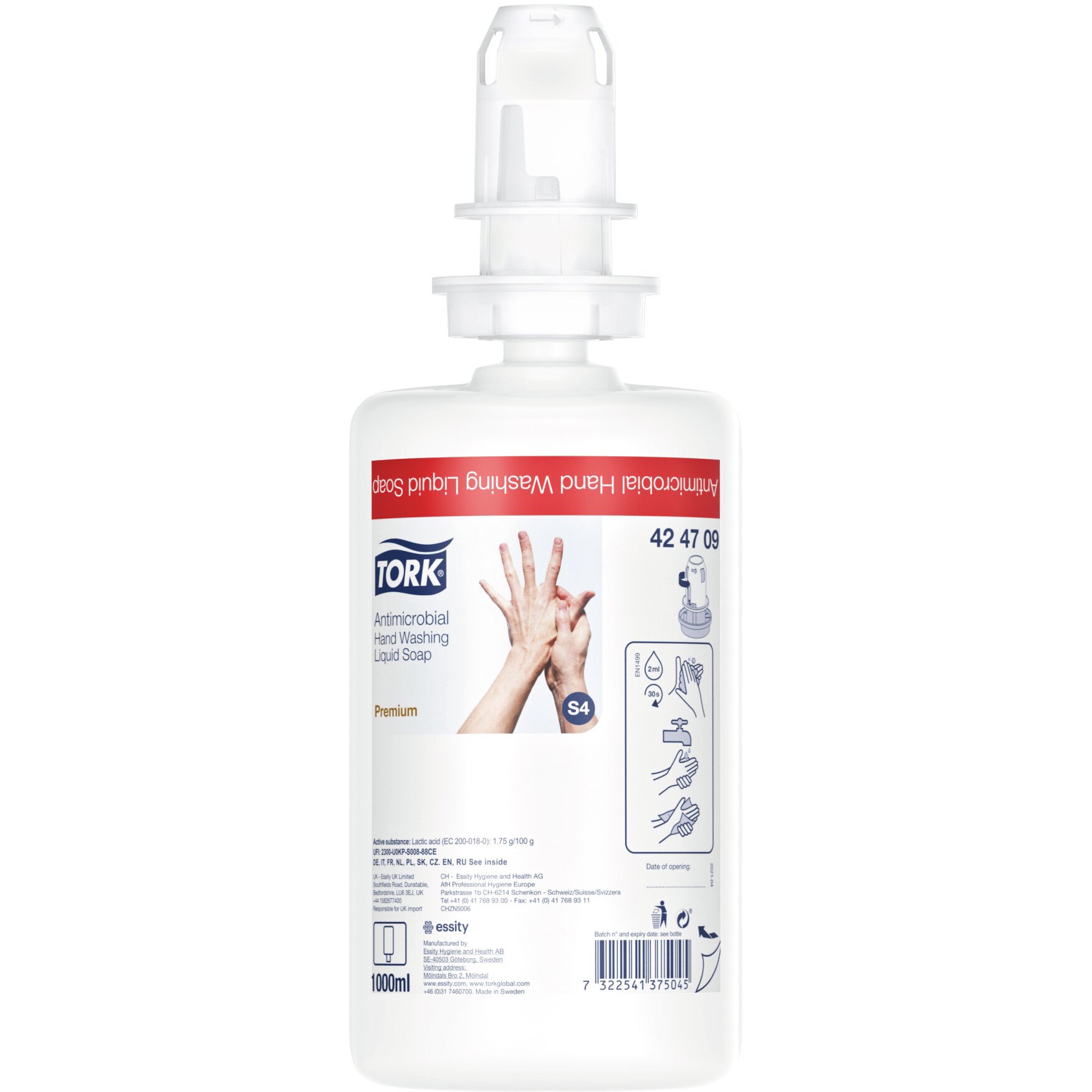 Flüssigseife zur Händedekontamination 6 x 1,00 l