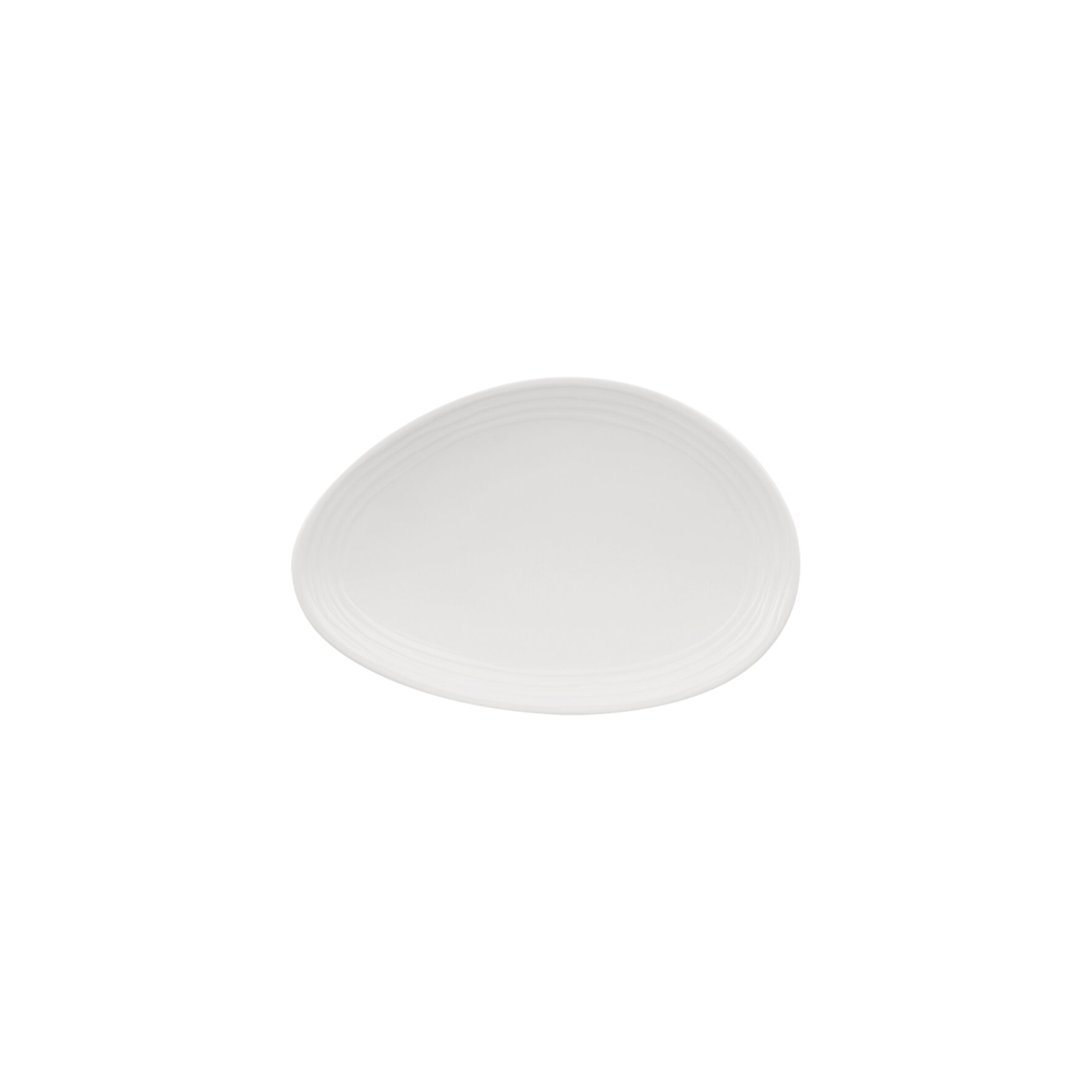 Sedona, Schälchen flach oval 150 x 100 mm weiß