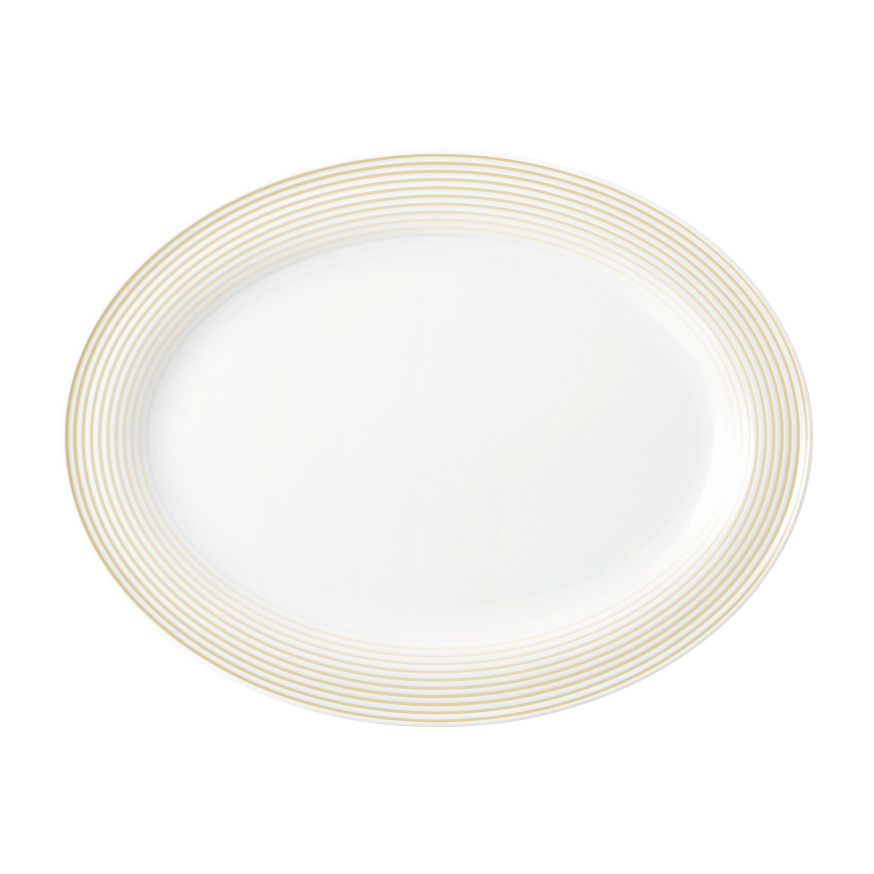 Blues, Platte oval 311 x 239 x 22 mm sandbeige