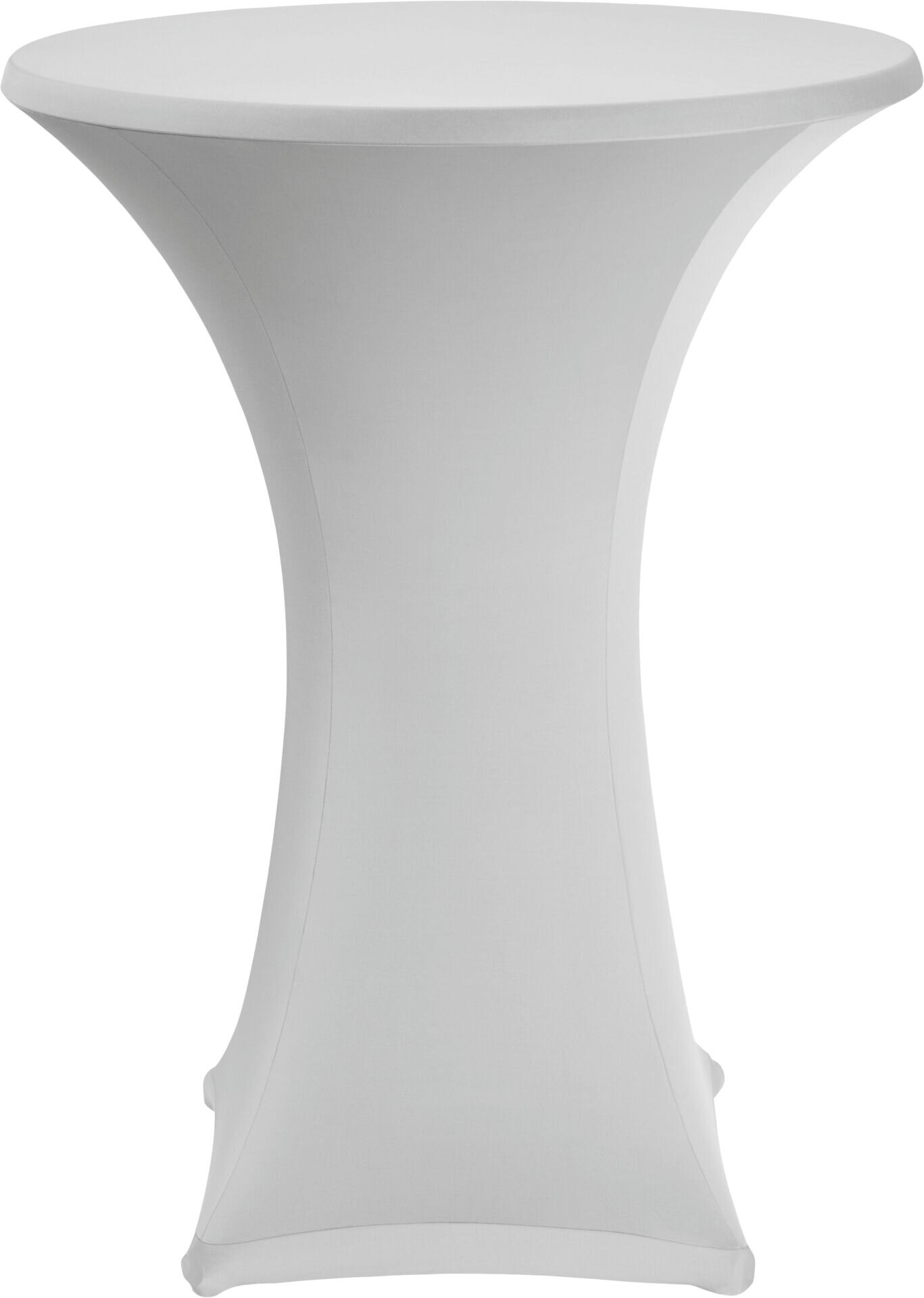 Stehtischbezug Ø 70 cm grau