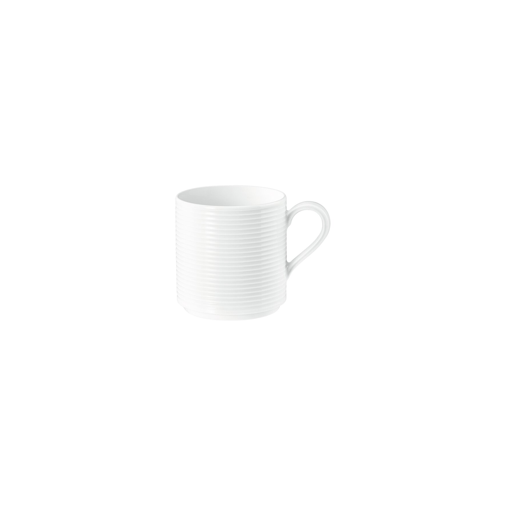 Blues, Becher mit Henkel ø 79 mm / 0,30 l weiß uni