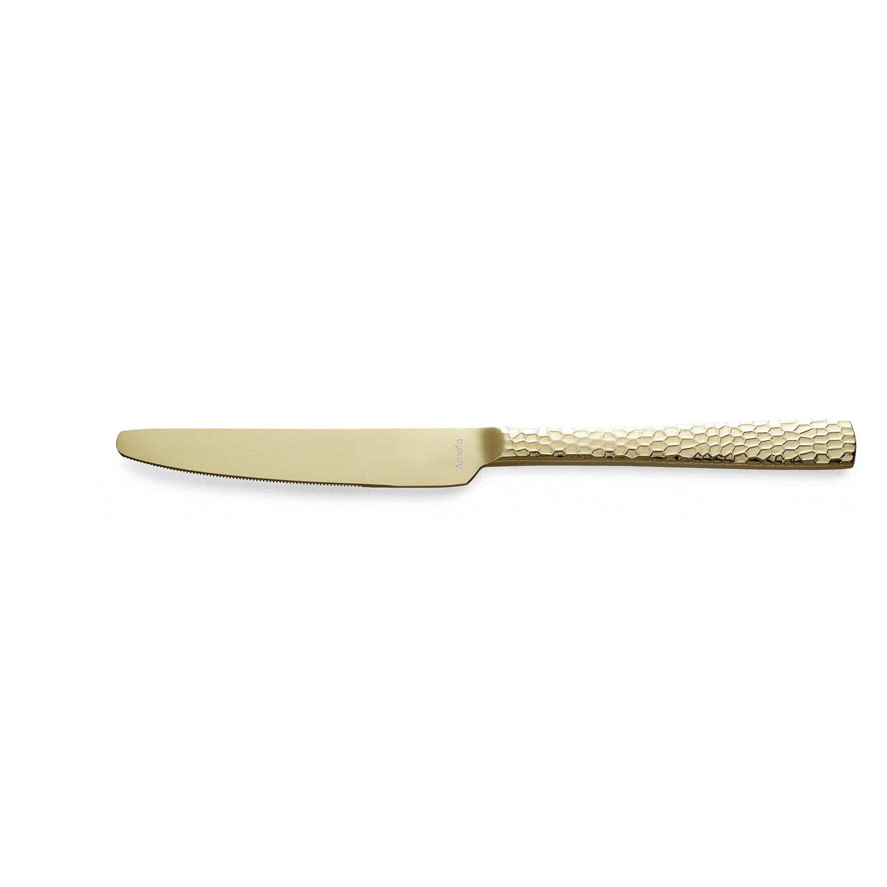 Felicity, Menümesser Vollheft 225 mm PVD champagner