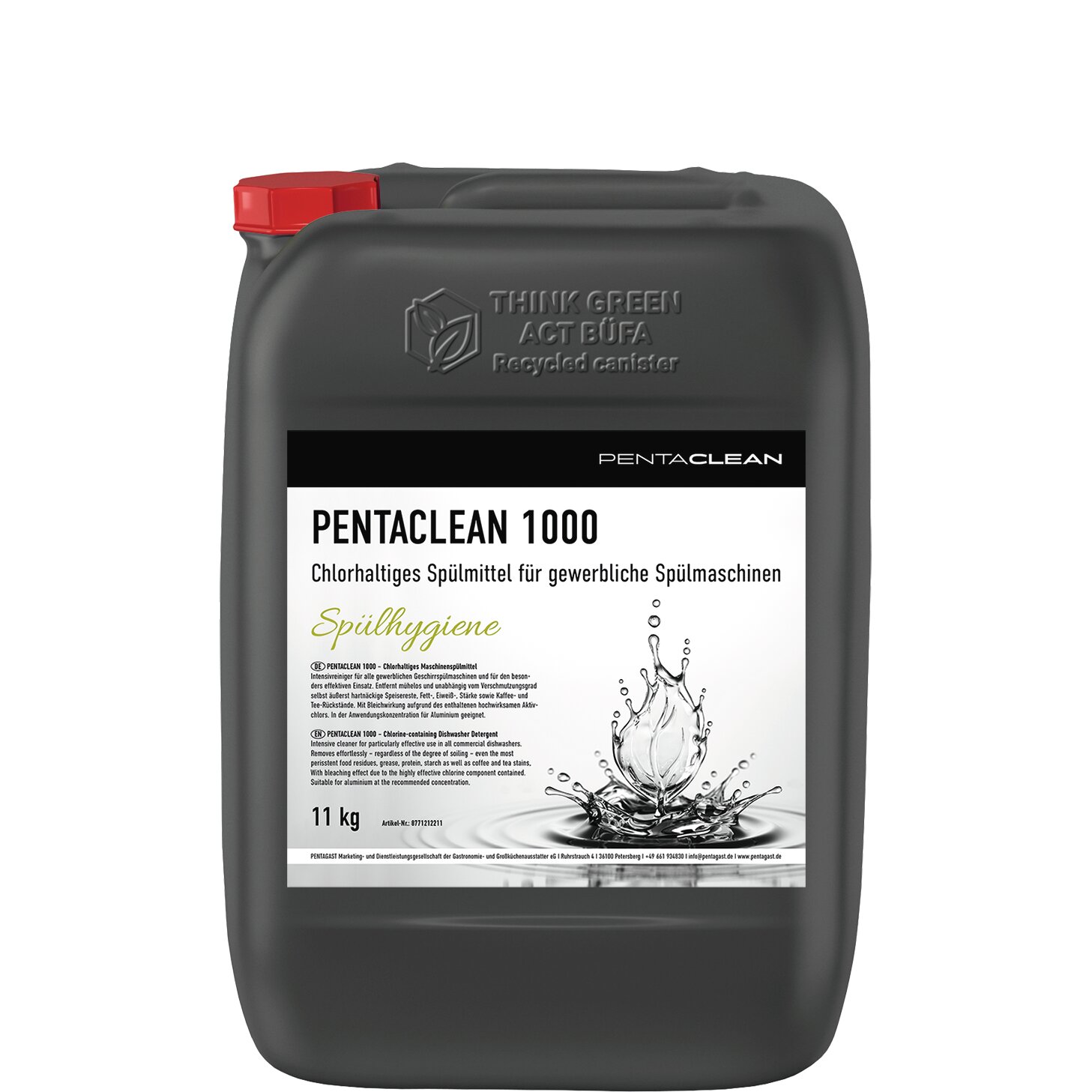 Geschirrspülmaschinenreiniger PENTACLEAN 1000 / 11,00 kg