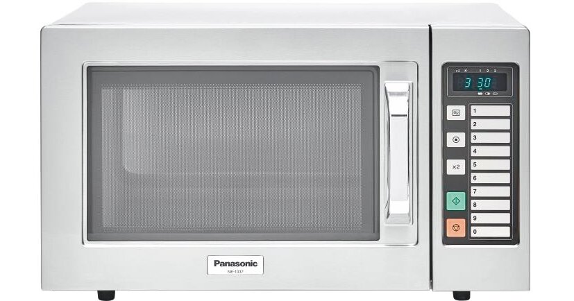 Panasonic-Mikrowelle NE-1037 1000 W 22 l mit Tastenfeld 510 x 360 x 306 mm